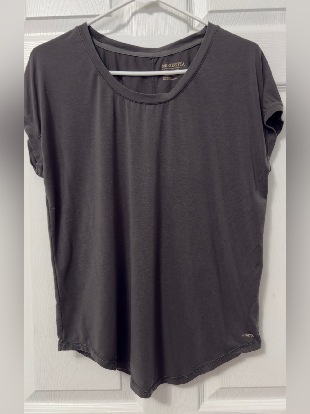 Mondetta Women's Short Sleeve Tee — Charcoal